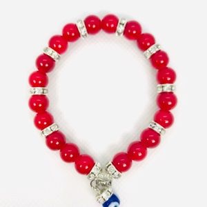 Glass beads evil eye bracelets